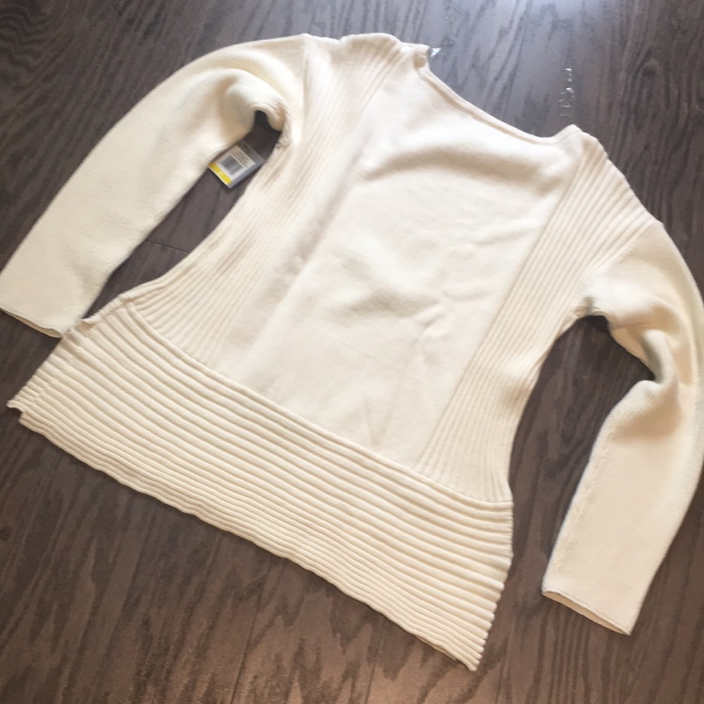 NWT Chaus Ribbed Sweater - Picture 4 of 6